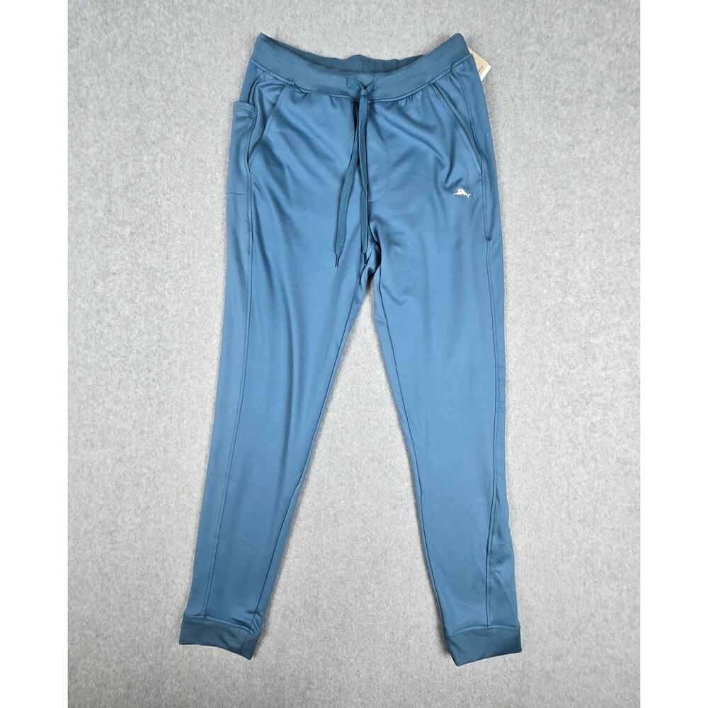 NWT Tommy Bahama Mens Small Blue Ultrasoft Drawstring Joggers with Pockets